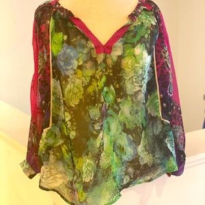 Anthropologie Print Top